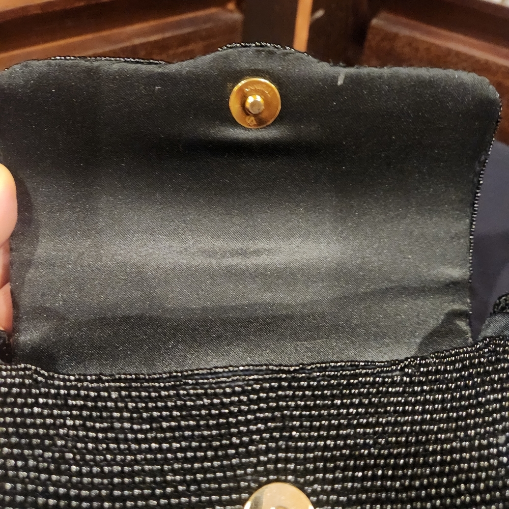 Lord & Taylor Black Beaded Wristlet - Picture 3 of 6
